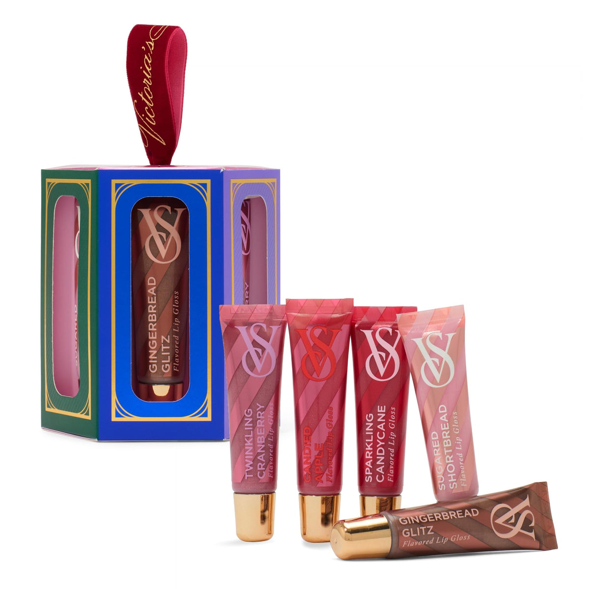 Victoria's Secret Lip Gloss Gift Set with five assorted flavours