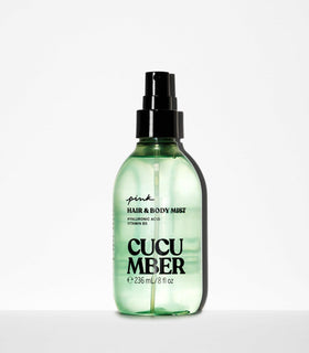 Victoria's Secret PINK Hair and Body Mist Cucumber 8 fl oz back view