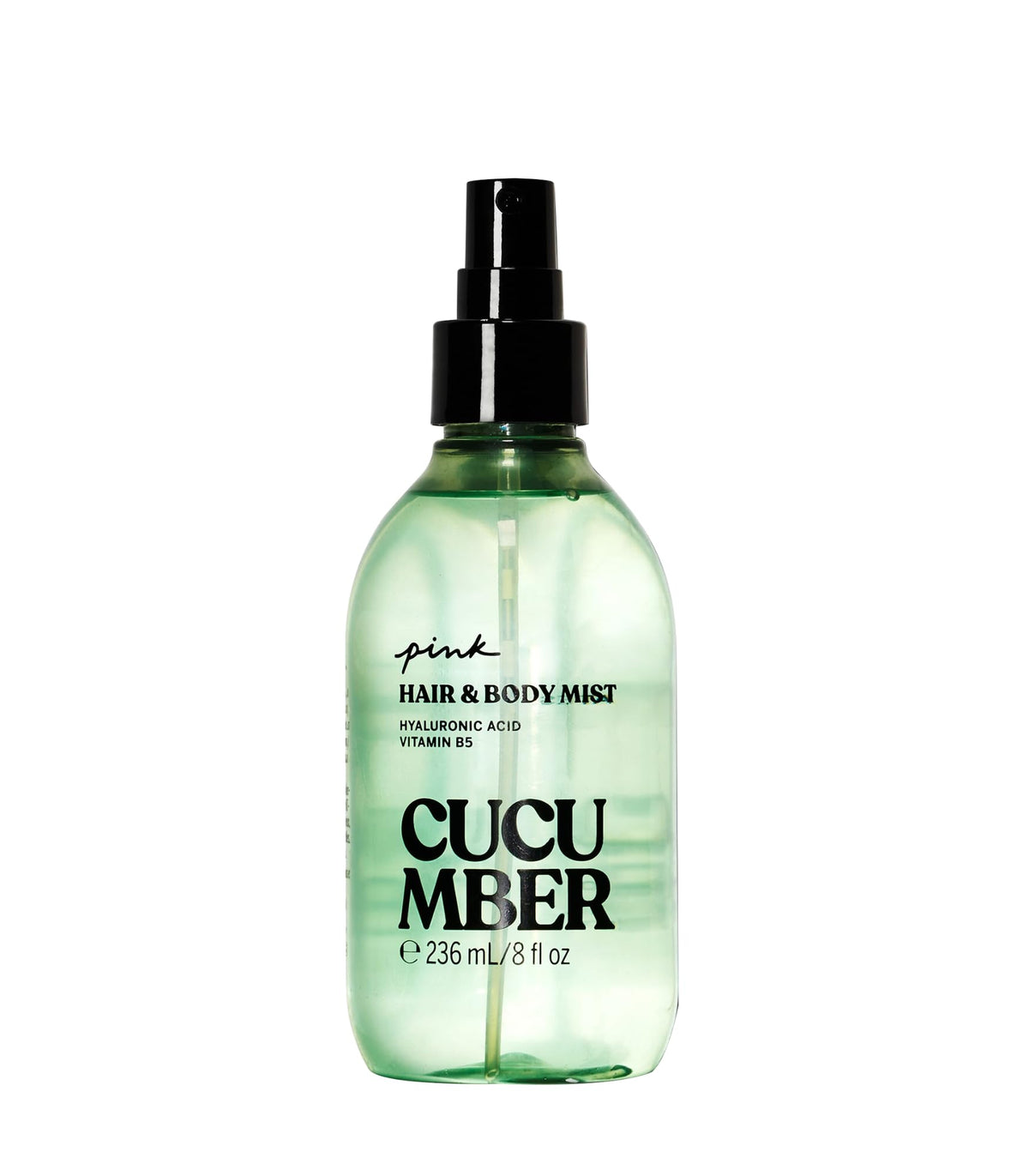 Victoria's Secret PINK Hair and Body Mist Cucumber 8 fl oz front view