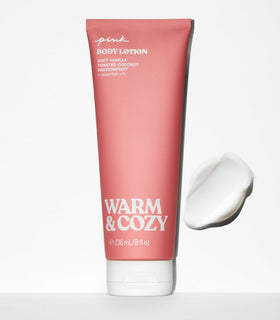 Victoria's Secret PINK Warm & Cozy Body Lotion back label