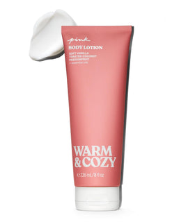 Victoria's Secret PINK Warm & Cozy Body Lotion front view 8 oz