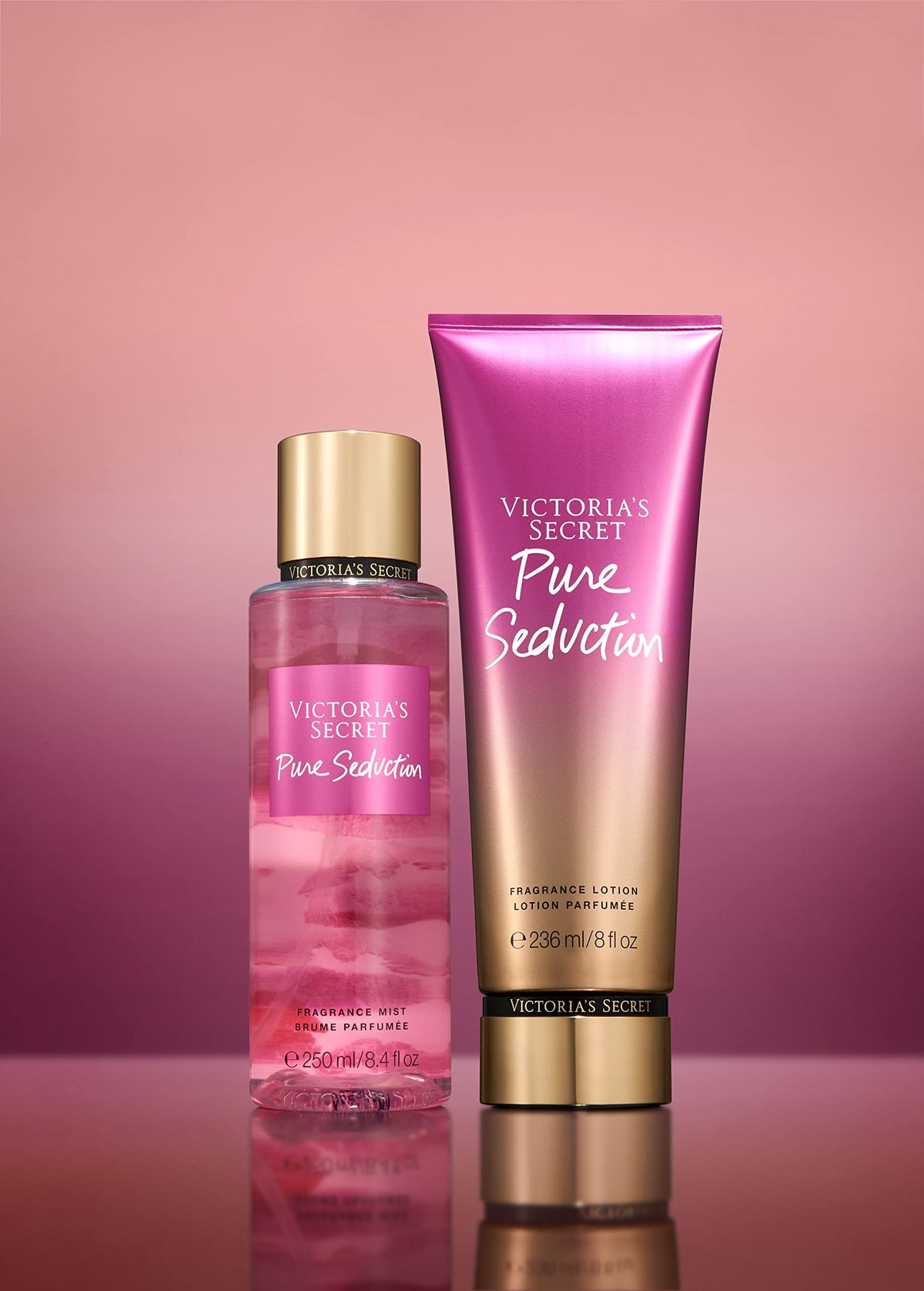 Victoria's Secret Pure Seduction Body Lotion 8 fl oz with matching mist