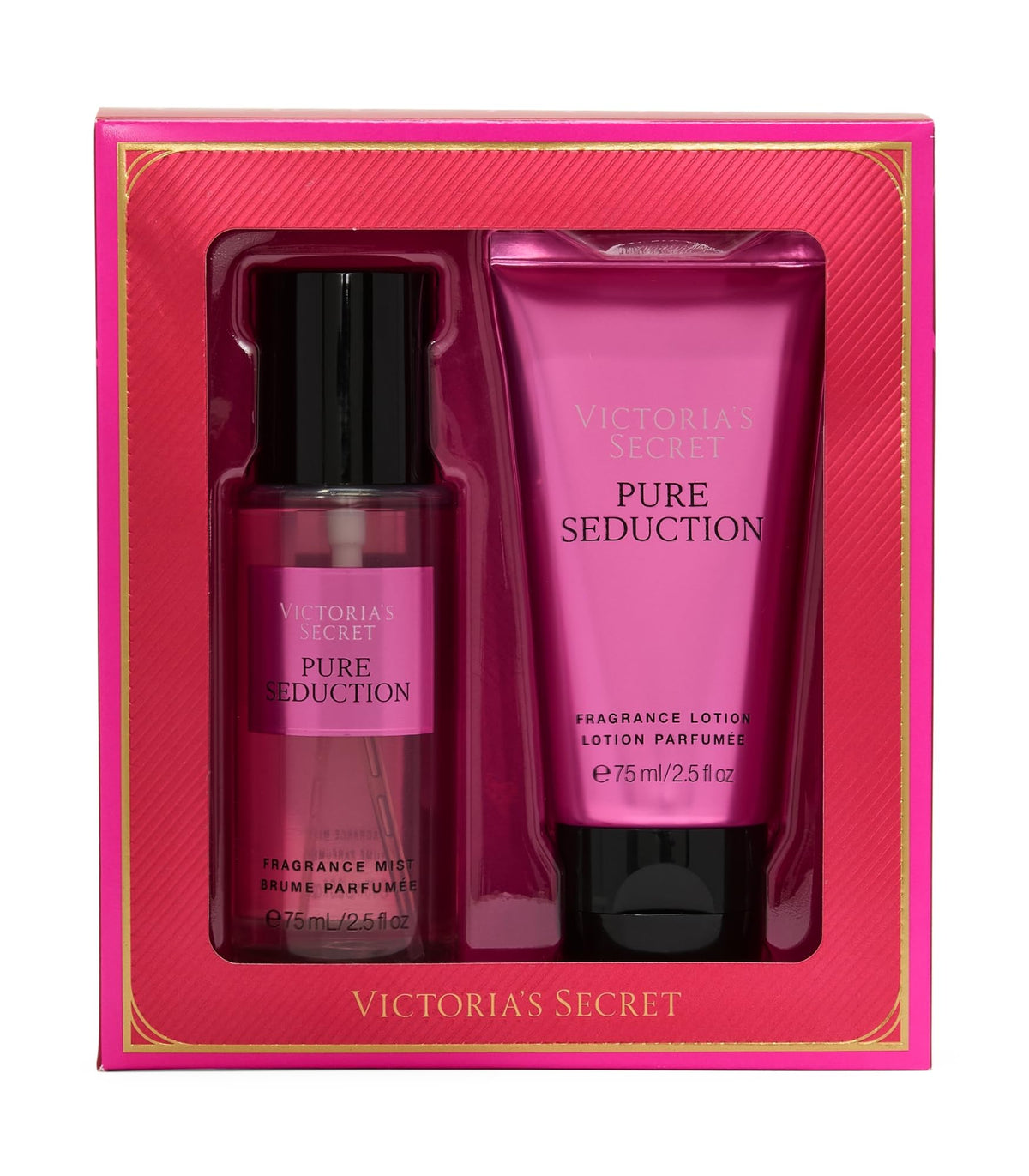 Victoria's Secret Pure Seduction Mini Fragrance Duo Gift Set front view