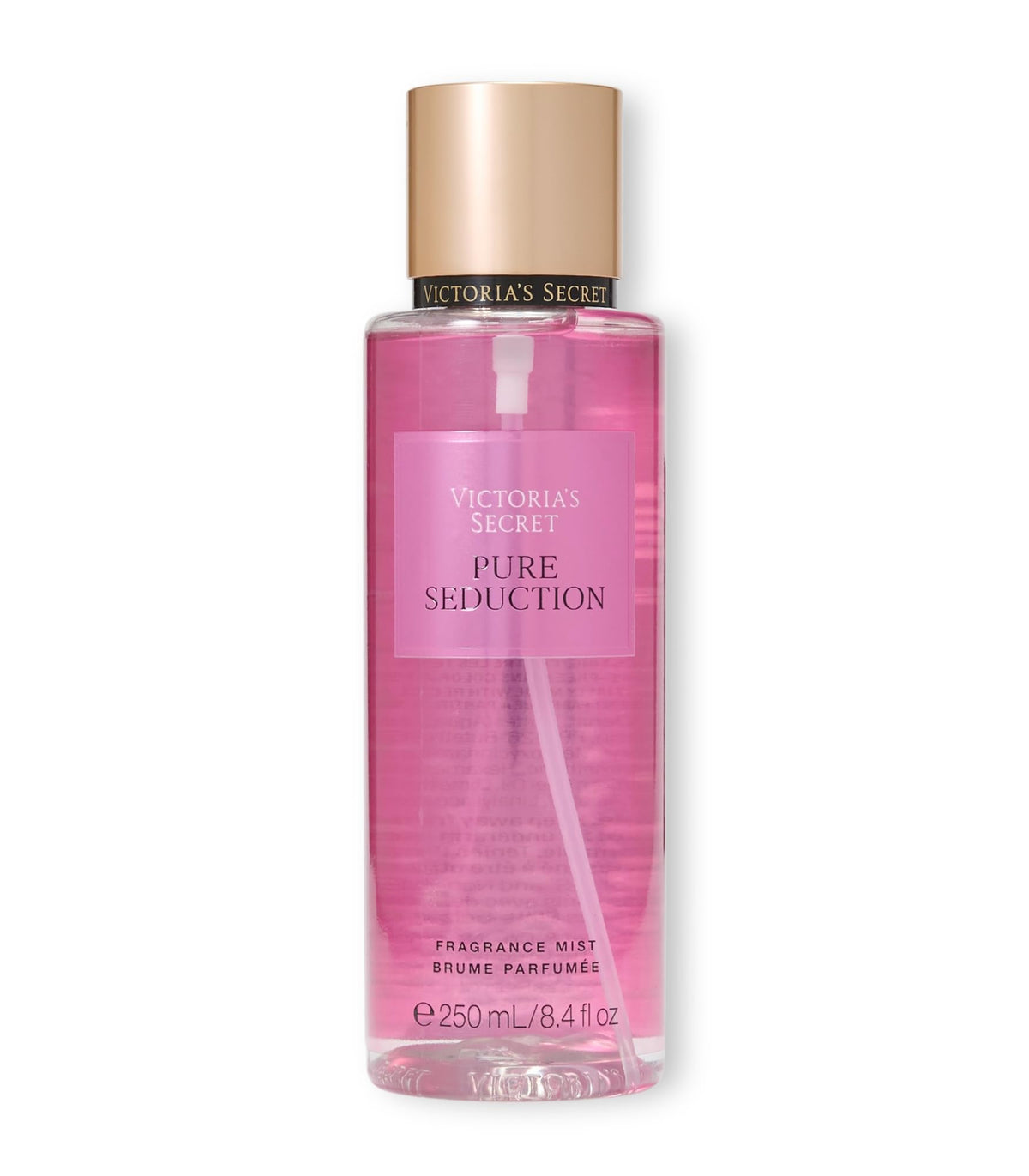 Victoria's Secret Pure Seduction Mist bottle close-up