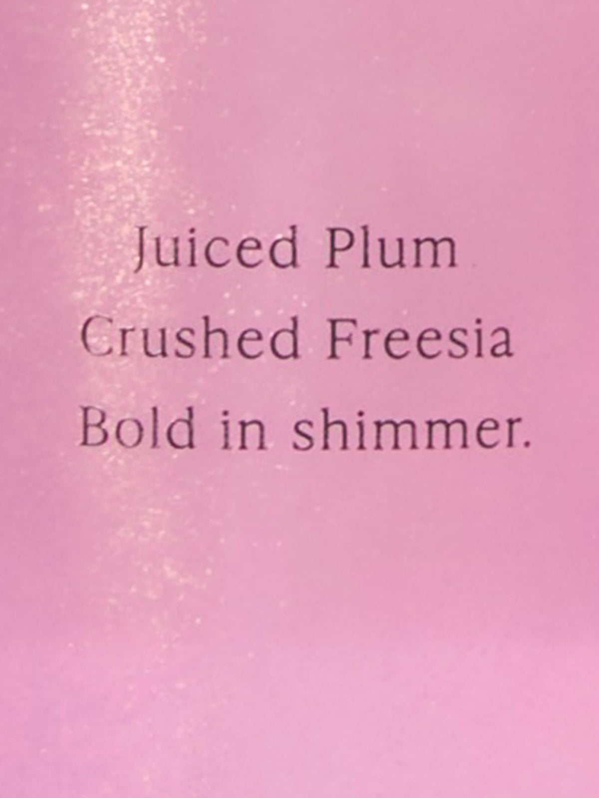 Victoria's Secret Pure Seduction Shimmer Body Mist on vanity