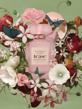 Victoria's Secret Tease Sugar Fleur lotion texture on skin