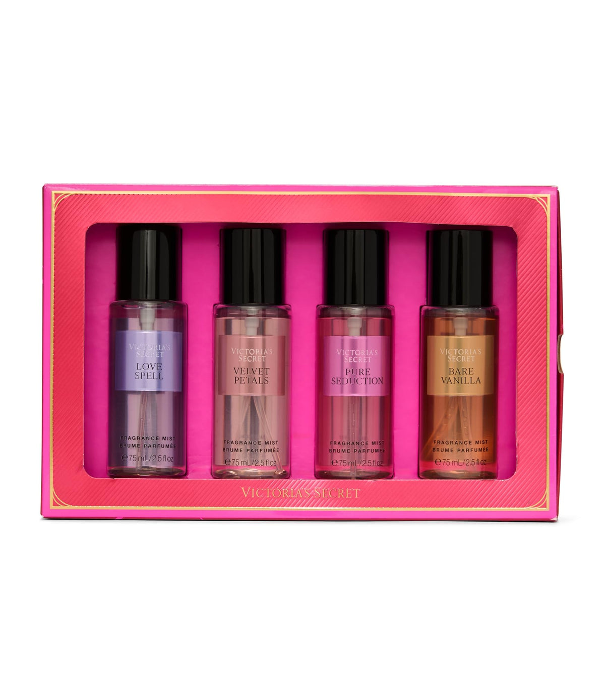 Victoria's Secret Velvet Petals Fragrance Mist bottle close-up