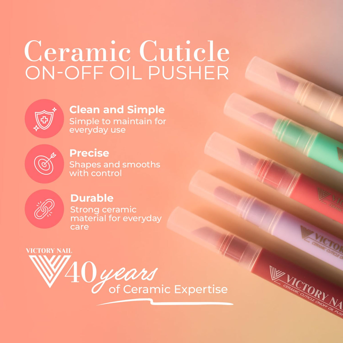 VICTORY NAIL Cuticle Oil Pen showing the oil applicator