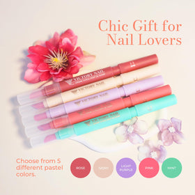 VICTORY NAIL Cuticle Oil Pen with a blurred background