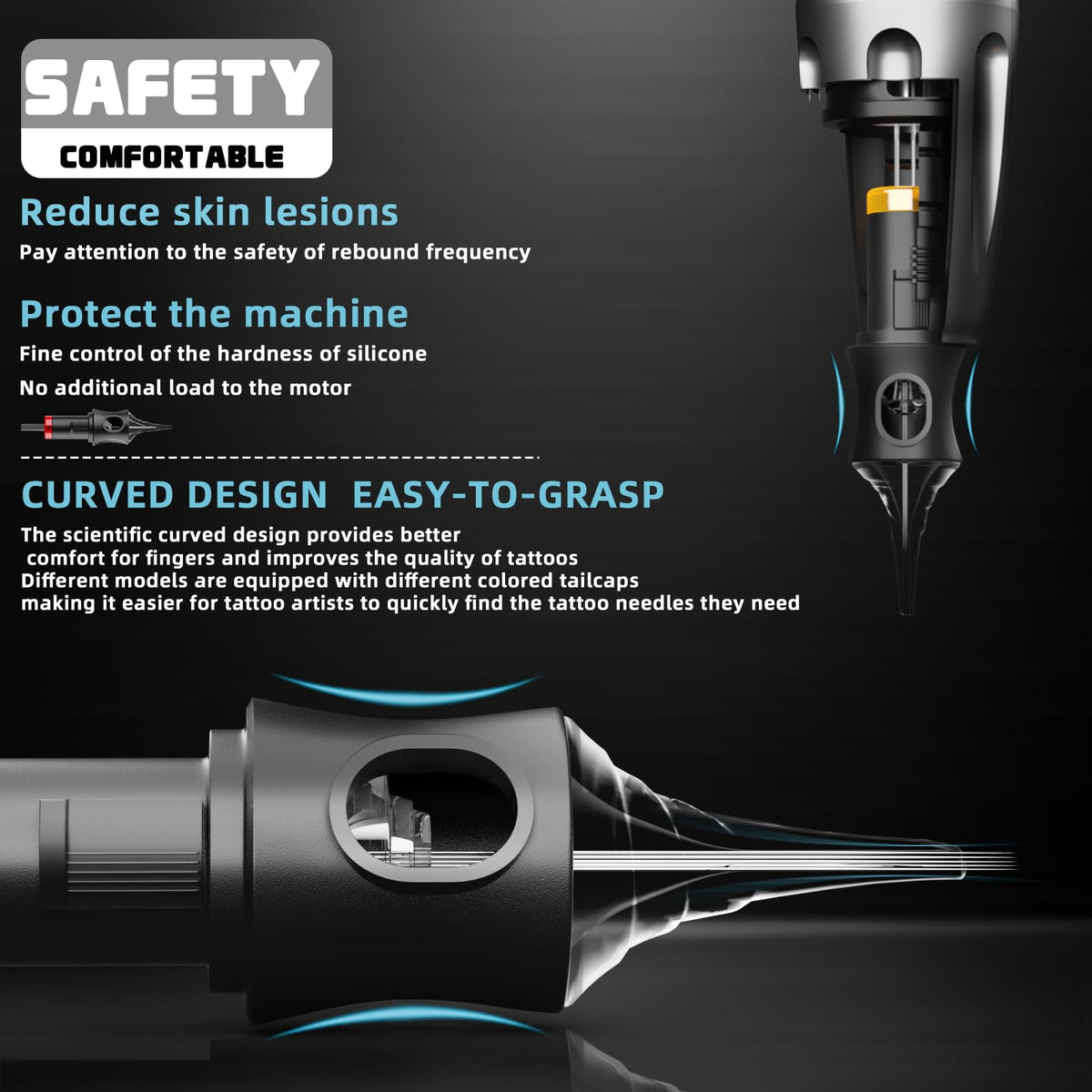 Vidattx tattoo cartridge needles with packaging details