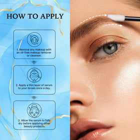 VieBeauti Eyebrow Growth Serum lifestyle scene with user