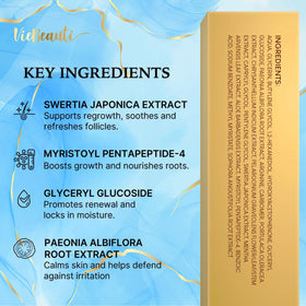 VieBeauti Eyebrow Growth Serum side view showing bottle design