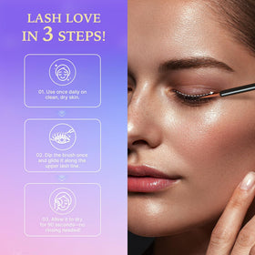 VieBeauti Eyelash Growth Serum 3mL fine-tip applicator close-up