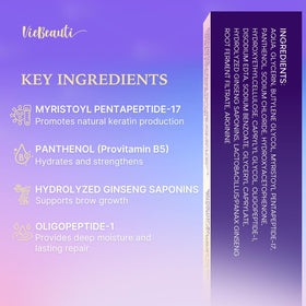 VieBeauti EyeLash Growth Serum in a travel bag