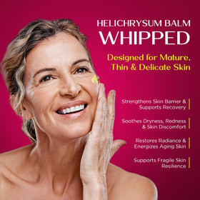 Vigority Helichrysum Balm 3.4oz application on skin
