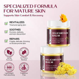 Vigority Helichrysum Balm 3.4oz texture close-up
