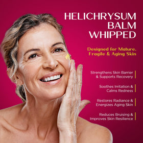 Vigority Helichrysum Balm application on skin