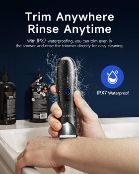 VIKICON Manscape Trimmer displayed with packaging