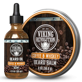Viking Revolution Beard Balm and Oil Bundle front view