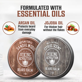Viking Revolution Beard Balm Citrus and Sandalwood packaging