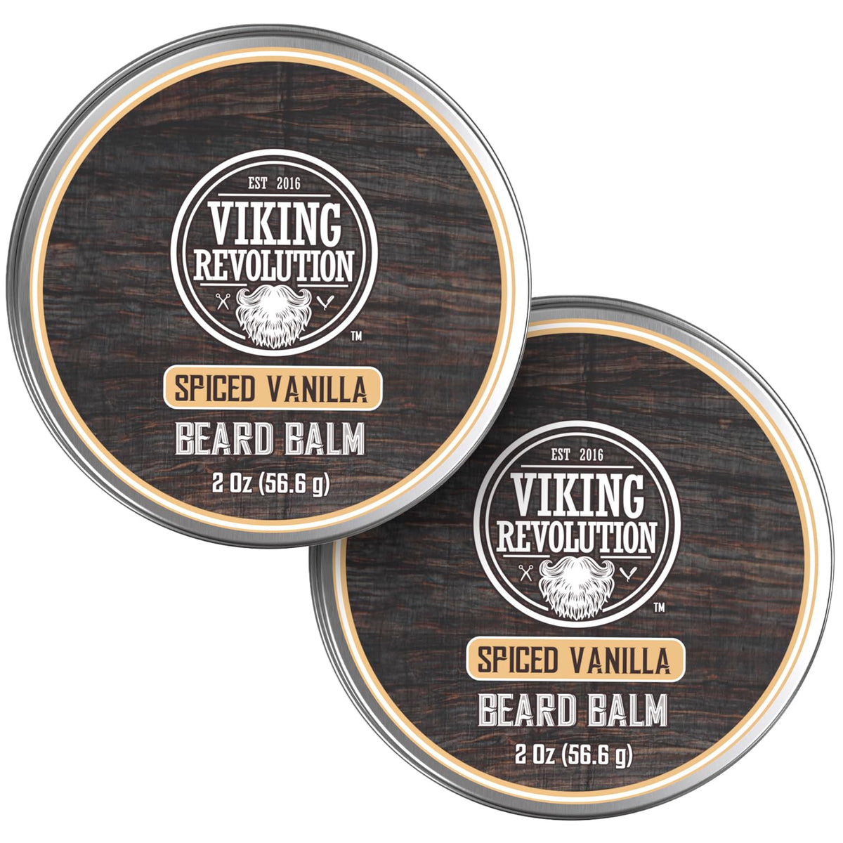 Viking Revolution Beard Balm Spiced Vanilla 2 oz front view