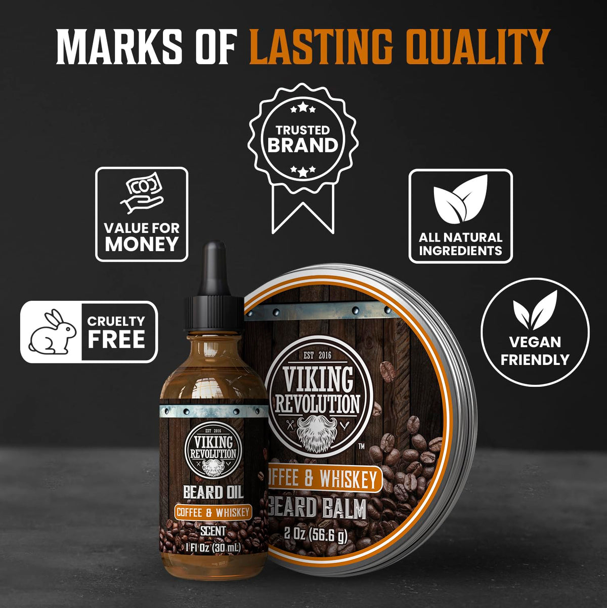 Viking Revolution Beard Balm styling a beard