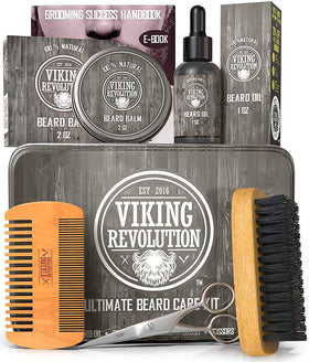 Viking Revolution Beard Kit metal box front view