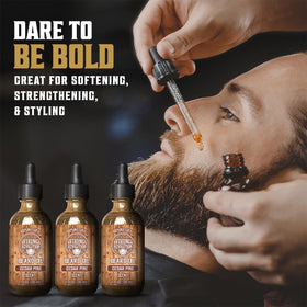 Viking Revolution Beard Oil Cedar and Pine 1 fl oz back view