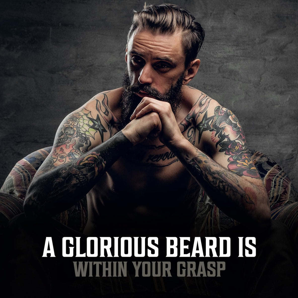 Viking Revolution Beard Oil Unscented lifestyle scene