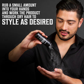 Viking Revolution hair oil being poured into hand