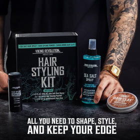 Viking Revolution Hair Styling Kit in a lifestyle setting