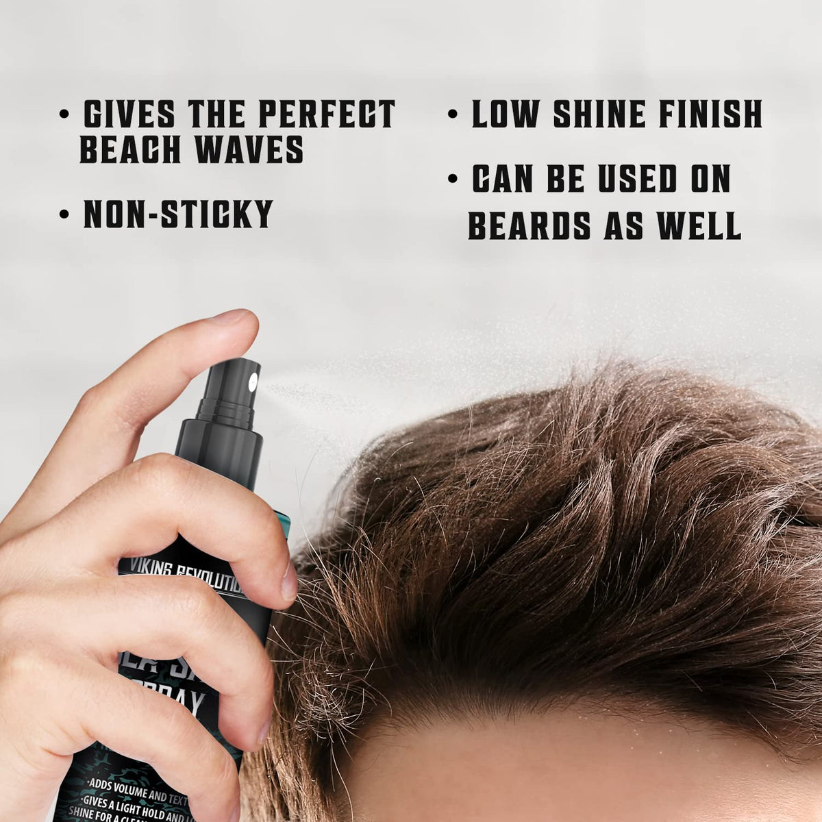 Viking Revolution Sea Salt Spray for Men 8.8oz lifestyle use
