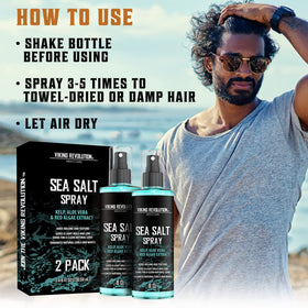 Viking Revolution Sea Salt Spray for Men packaging
