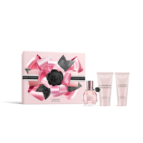 Viktor&Rolf Flowerbomb Eau de Parfum set with perfume, body cream, and lotion