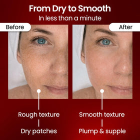 Vine Vera Merlot Day Cream application on skin