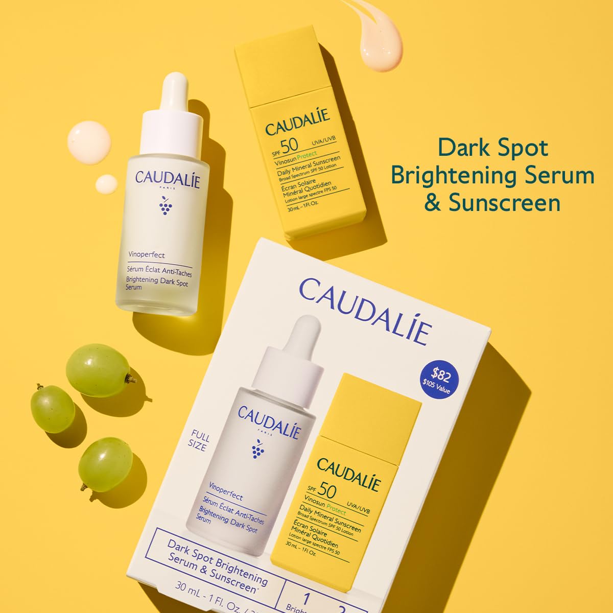 Vinosun Daily Mineral Sunscreen SPF 50 30mL front view