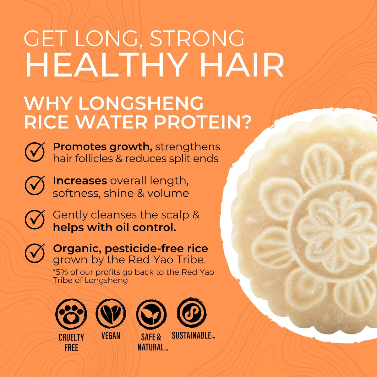 Viori Conditioner Bar with cocoa butter close-up