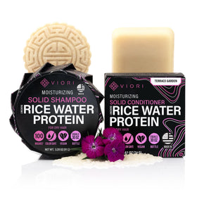 Viori Hydrating Shampoo Bar with rice water front view