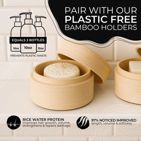 Viori shampoo and conditioner bar set packaging