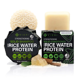 Viori Strengthening Shampoo Bar in Hidden Waterfall scent