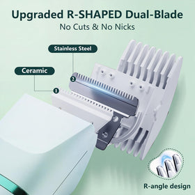Virelle Bikini Trimmer showing hypoallergenic blades