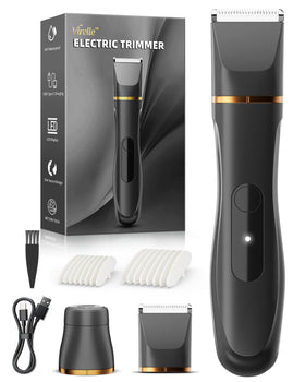 Virelle Electric Razor for Men front view with ceramic blades