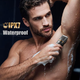Virelle Electric Razor in shower setting for wet use