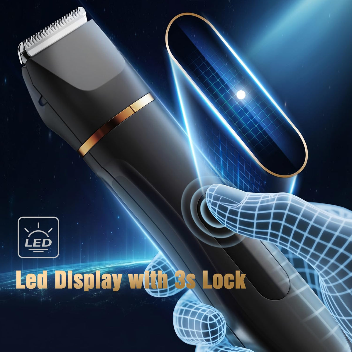 Virelle Electric Razor with adjustable guide combs