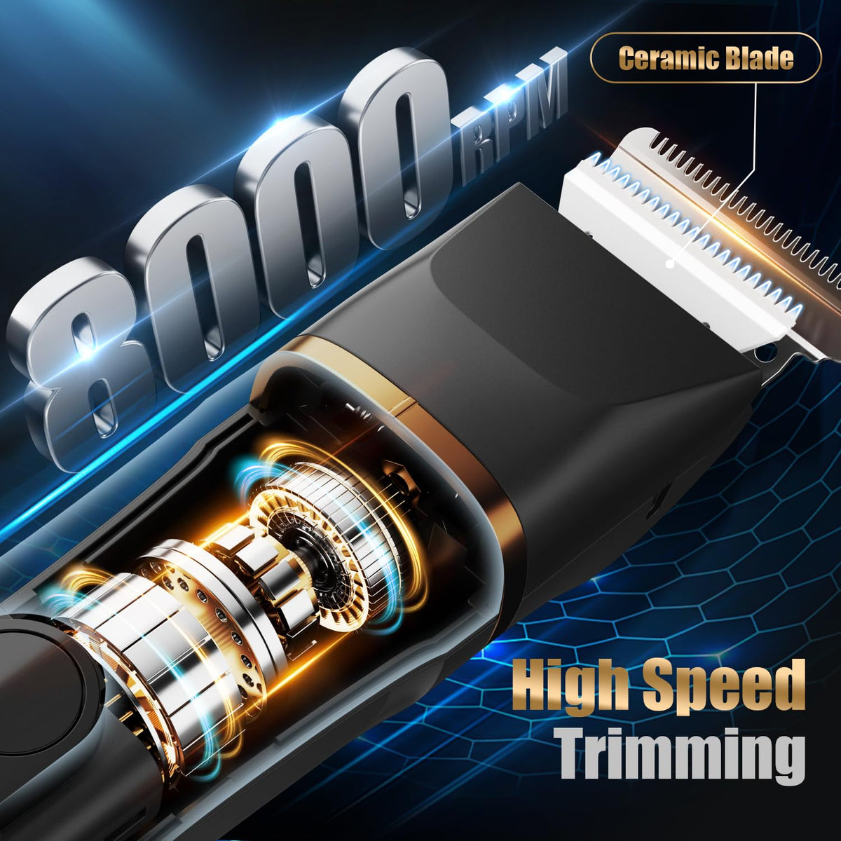 Virelle Electric Razor with detachable head and cleaning brush