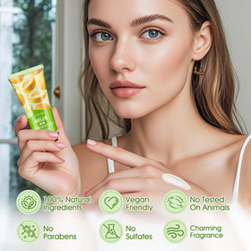 VISCOO hand cream in peach fragrance tube