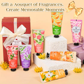 VISCOO hand cream set with floral and fruit scents