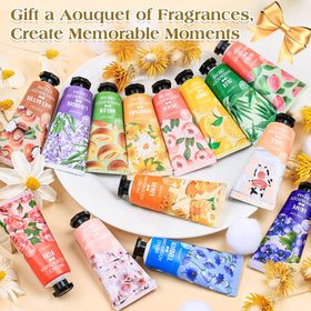 VISCOO hand cream tubes arranged by scent