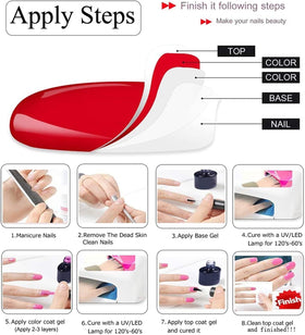 Vishine Gel Polish Set displayed with stylish manicure tools
