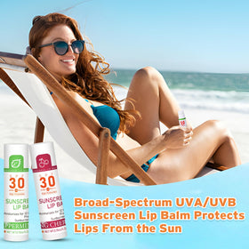 VISRIE SPF 30 Sunscreen Lip Balm in Cherry flavor